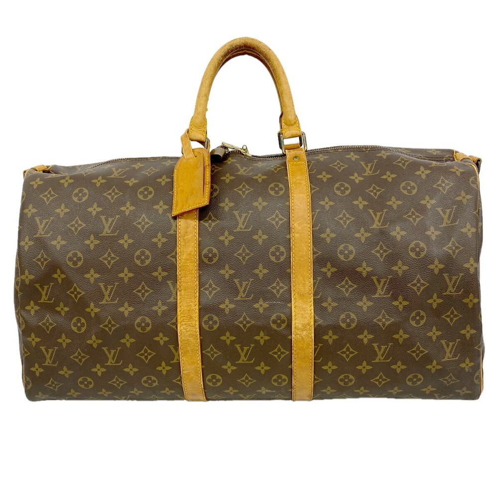 LOUIS VUITTON Authentic Brown Monogram Boston Bag